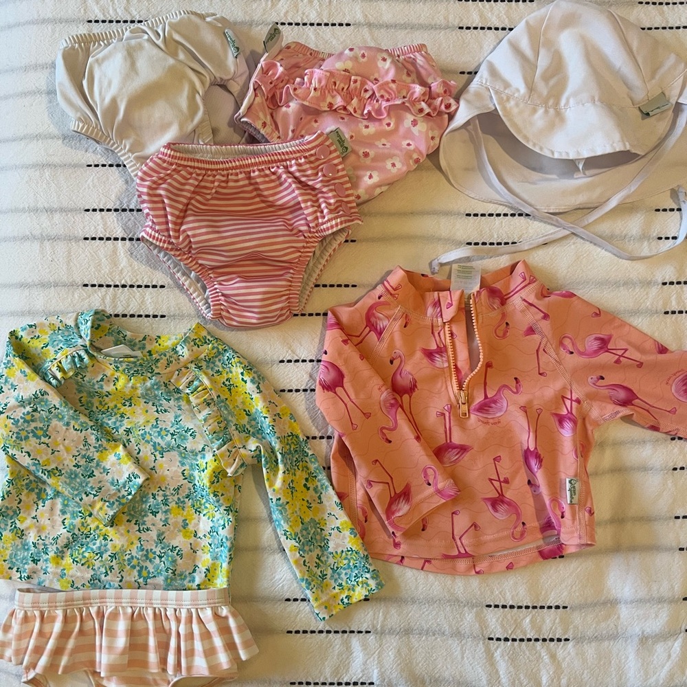 Green Sprouts and Tucker + Tate Baby Swimwear Set - 6 months
